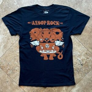 Aesop Rock (Rap) T-shirt. Size Small.